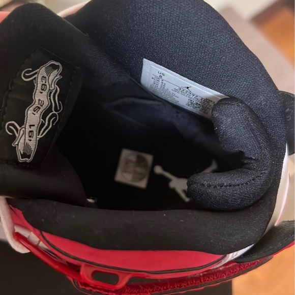 Nike Jordan 6 Rings White Black Carmine size US 8 - Picture 11 of 12